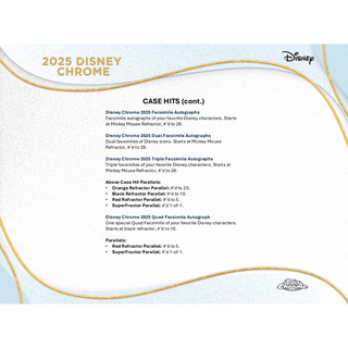 2025 Topps Chrome Disney Hobby Box
