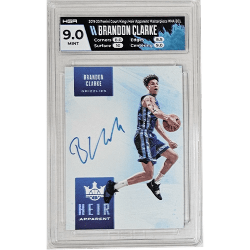 Brandon Clarke: 2019-20 Panini Court Kings Heir Apparent Masterpiece #HA-BCL HGA 9.0
