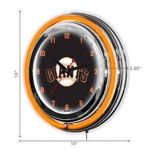 Clock: San Francisco Giants - 15" Neon