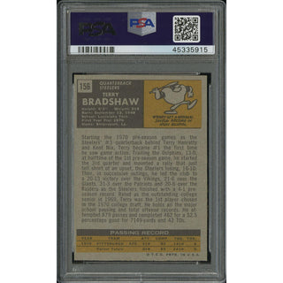 Terry Bradshaw 1971 Topps #156 PSA 5 – Rookie Card | Steelers Legend