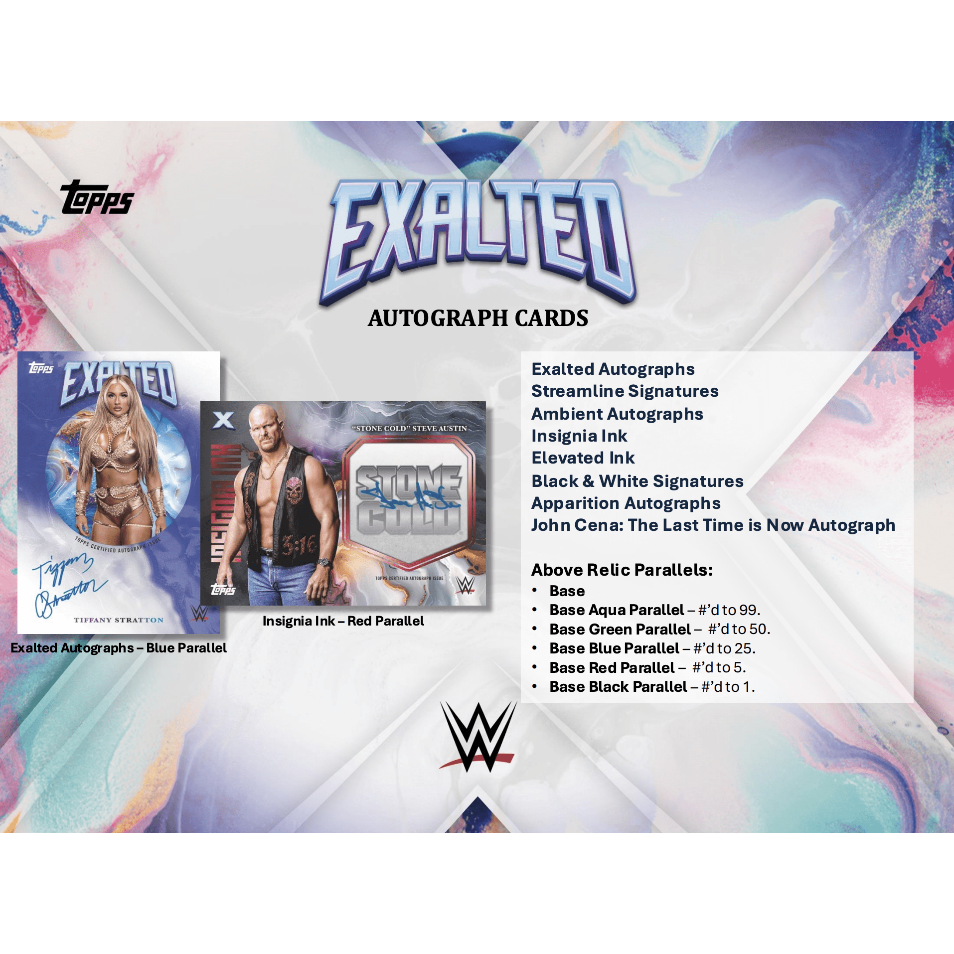 2025 Topps WWE Exalted Hobby Box