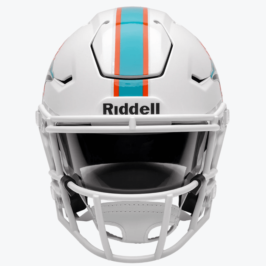 Miami Dolphins Riddell Mid-Size SpeedFlex Football Helmet