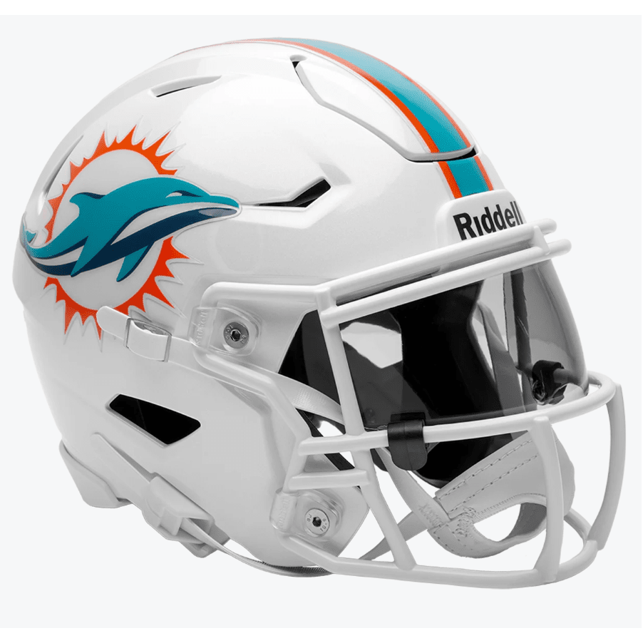 Miami Dolphins Riddell Mid-Size SpeedFlex Football Helmet