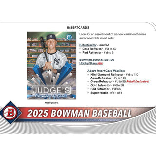 2025 Bowman Baseball Blaster Box