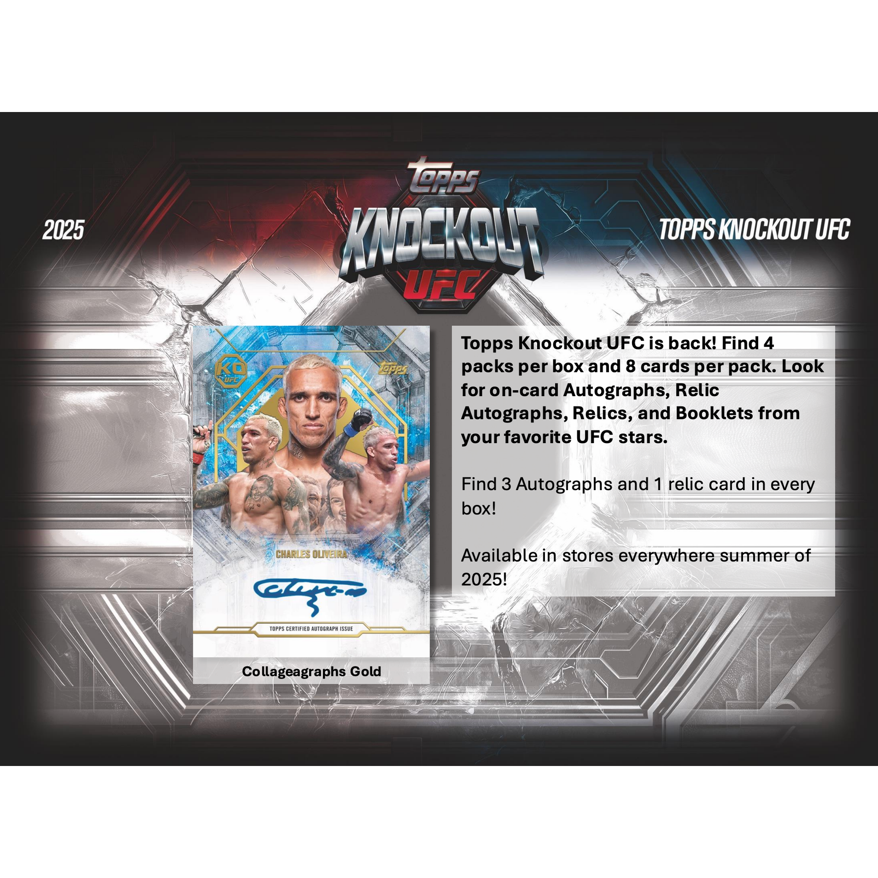 2025 Topps UFC Knockout Hobby Box
