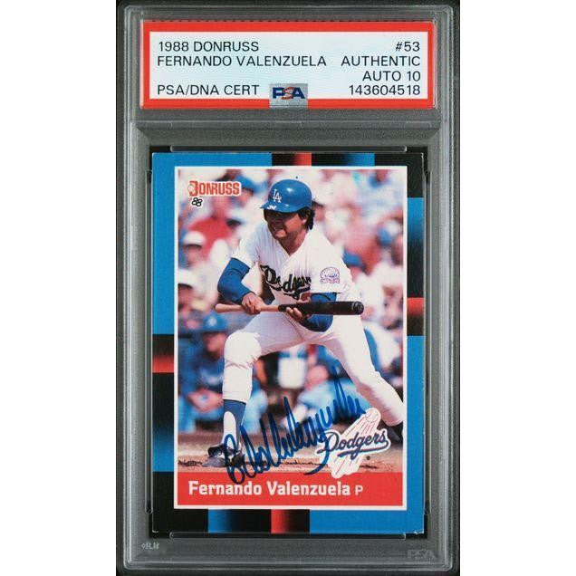 Fernando Valenzuela 1988 Donruss PSA/DNA Certified #53 PSA 10