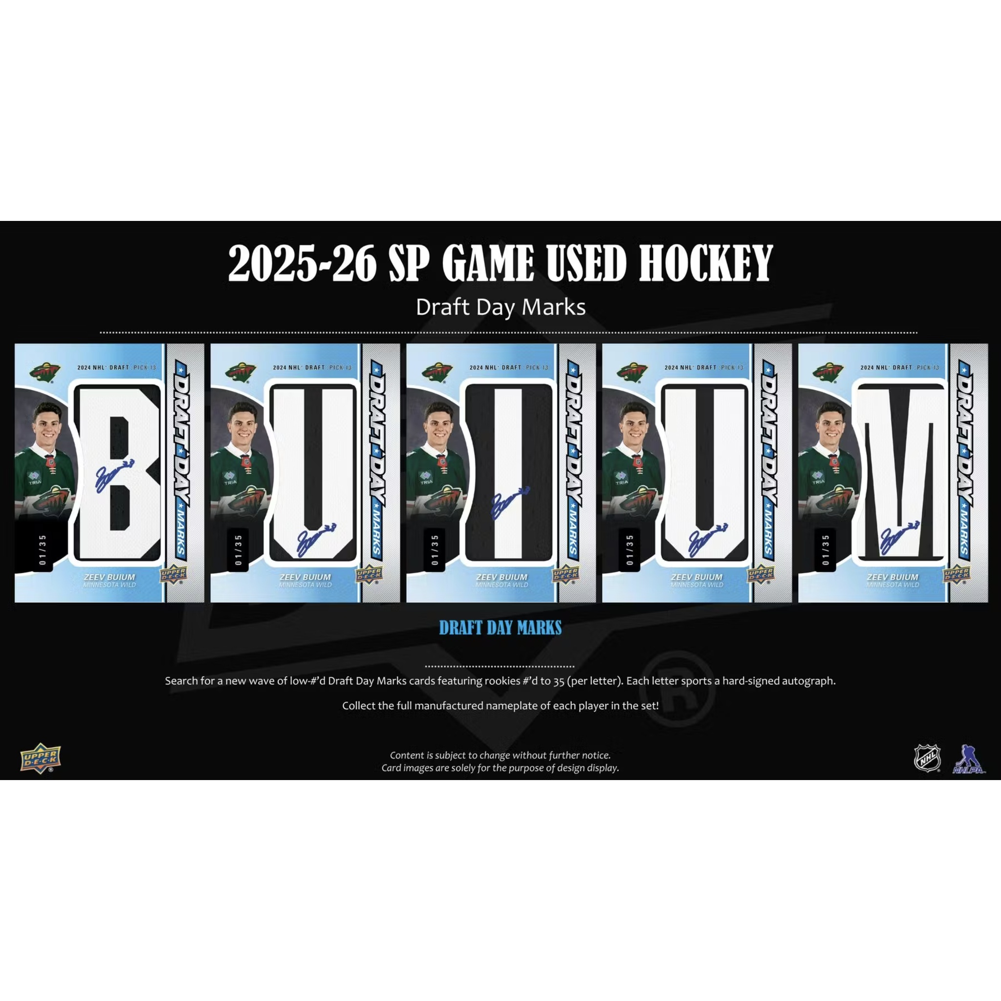 2025-26 Upper Deck SP Game Used Hockey Hobby Box