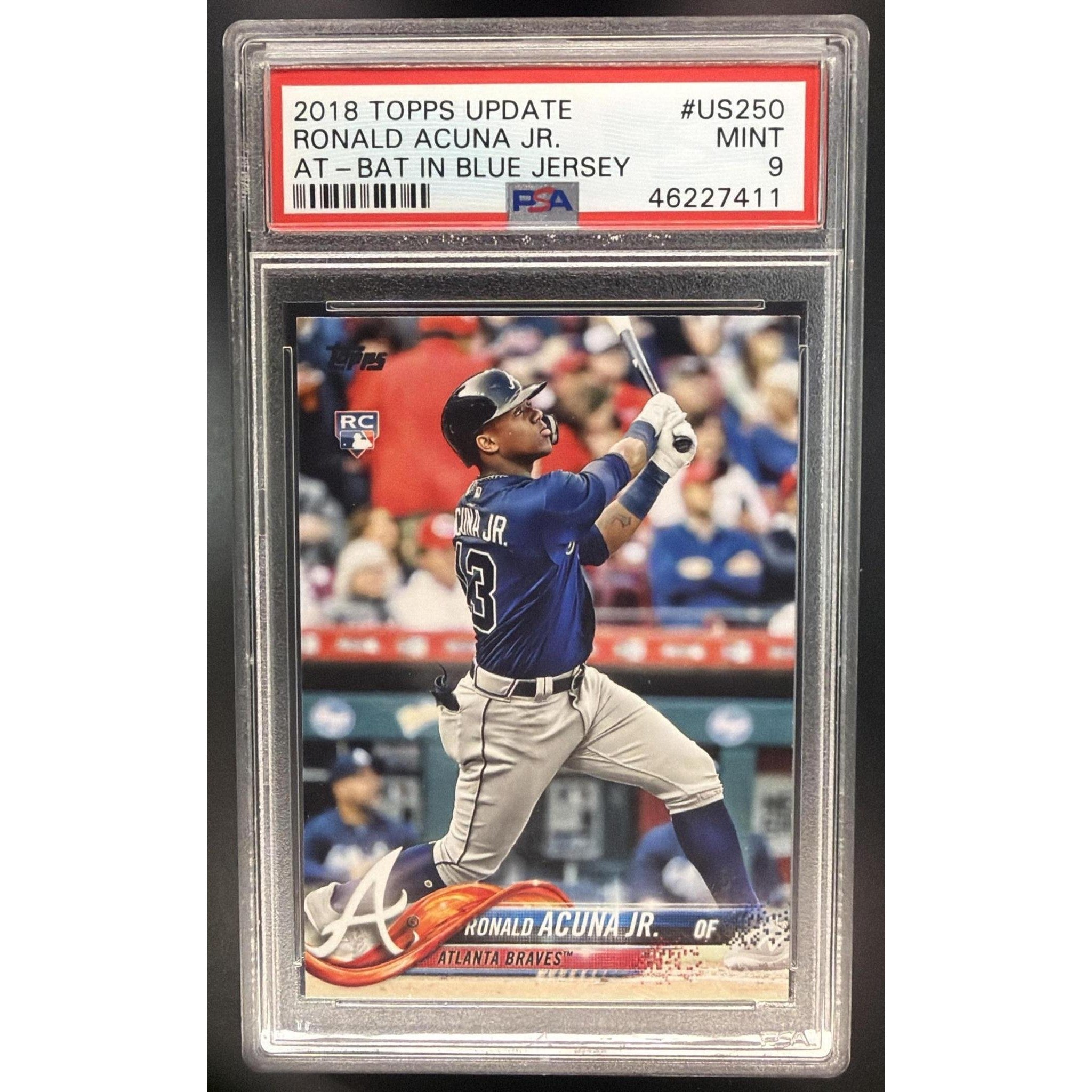 Ronald Acuña Jr. 2018 Topps Update #US250 PSA 9