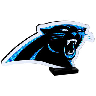 LED Infinity Logo Light: Carolina Panthers