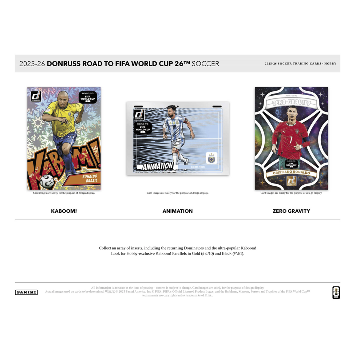 2025-26 Panini Donruss Road To FIFA World Cup 26 Soccer Hobby Box