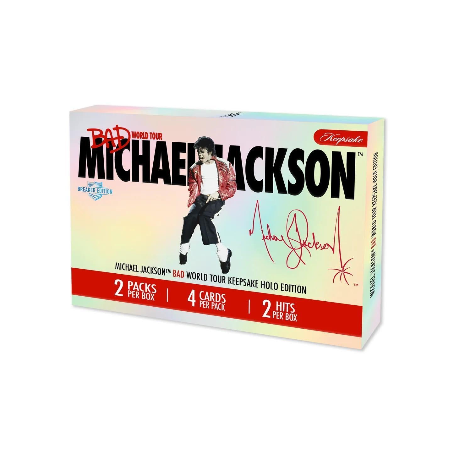 Michael Jackson Bad World Tour Keepsake Holo Breaker Box