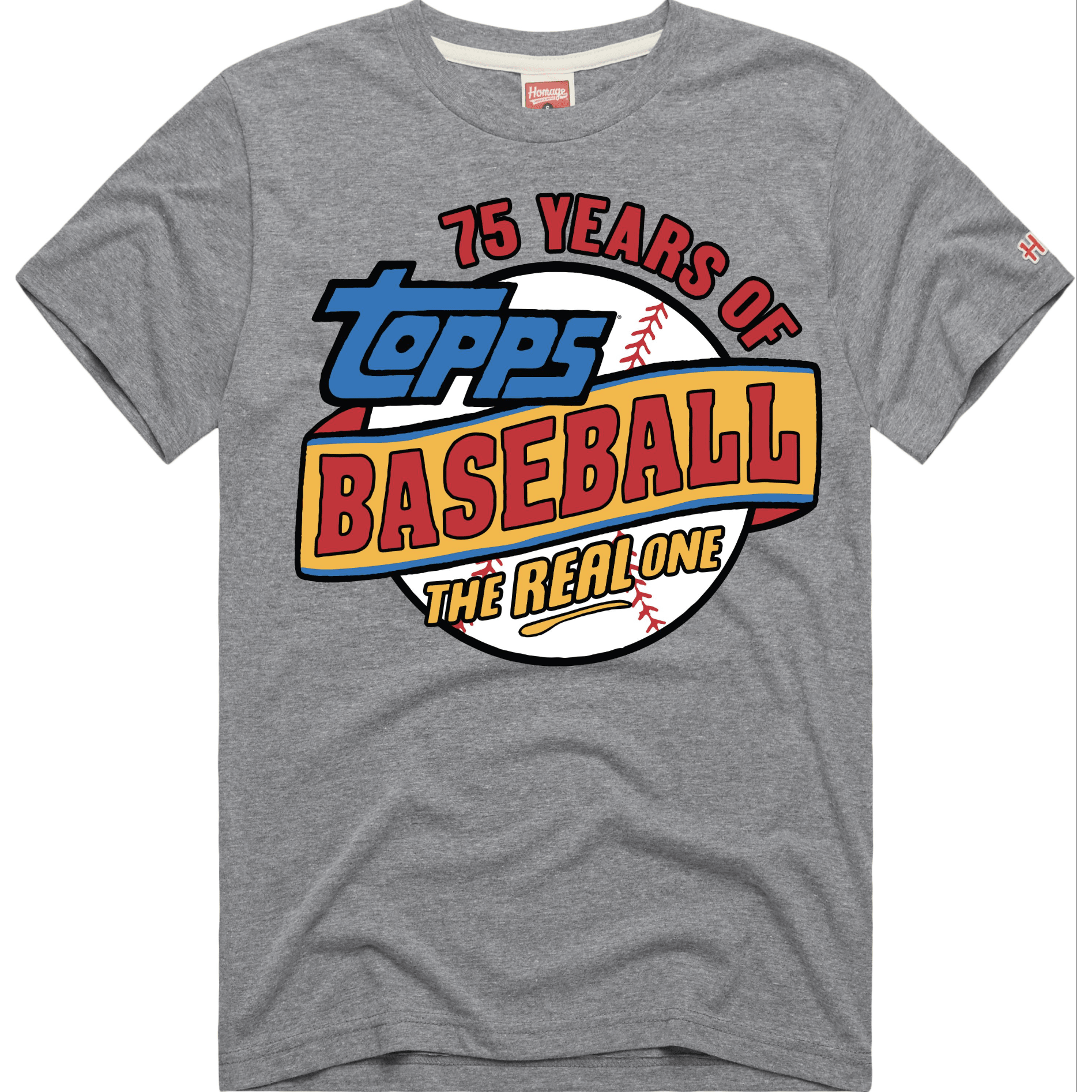 Topps 75th Wax Pack Heritage Gray Tee