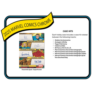 2025 Topps Chrome Marvel Comics Blaster Box
