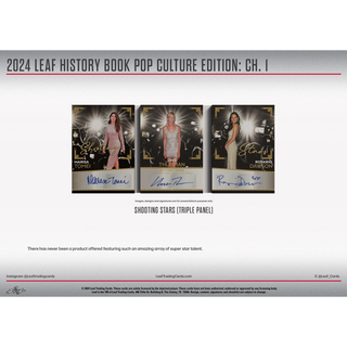 2024 Leaf History Book Pop Culture Chapter 1