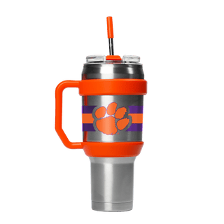 Tumbler: Clemson Tigers - Stainless Steel 40oz