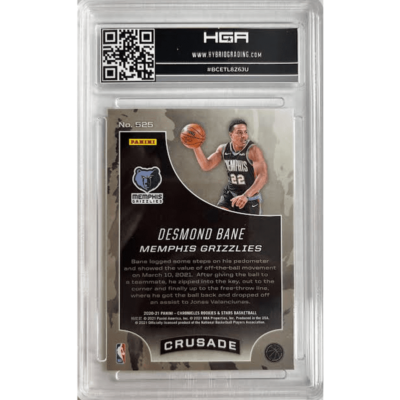 Desmond Bane 2020-21 Panini Chronicles Crusade #525 HGA 9.5