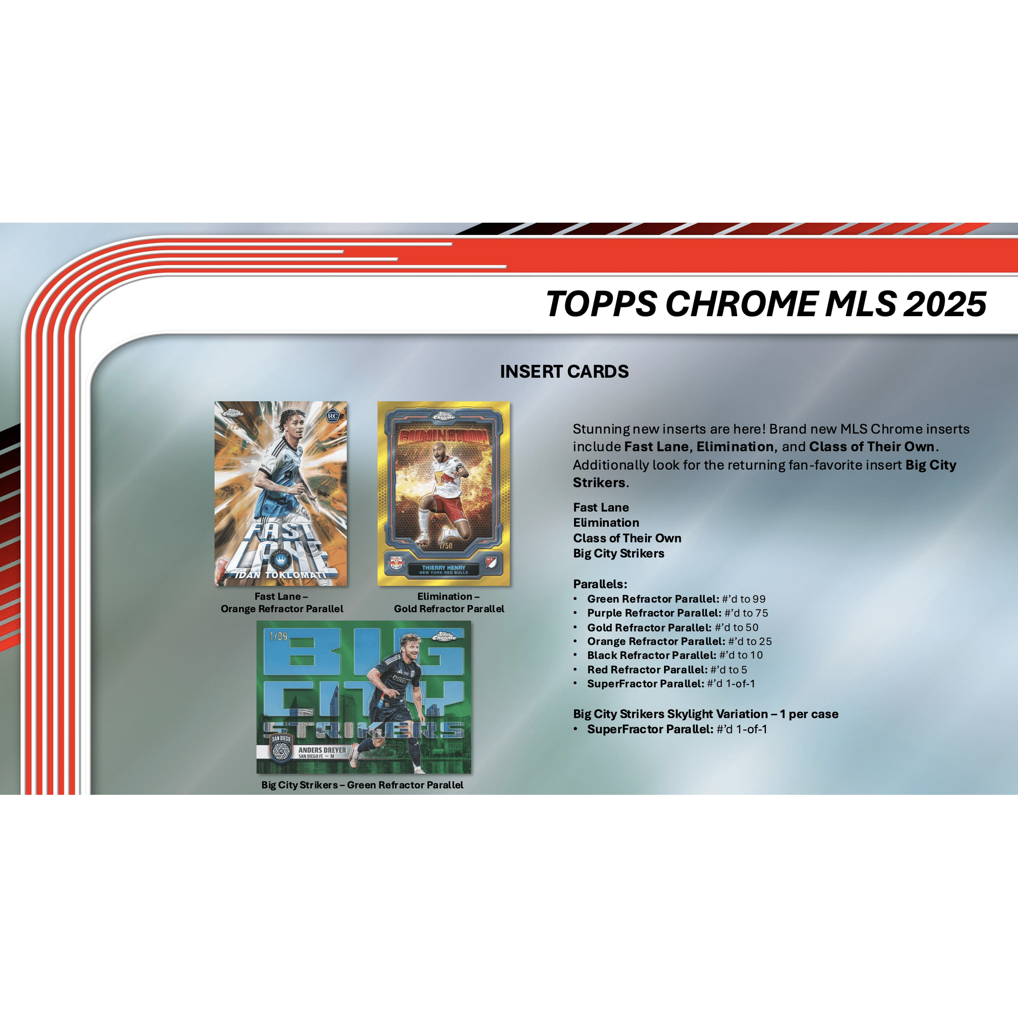 2025 Topps MLS Chrome Soccer Blaster Box