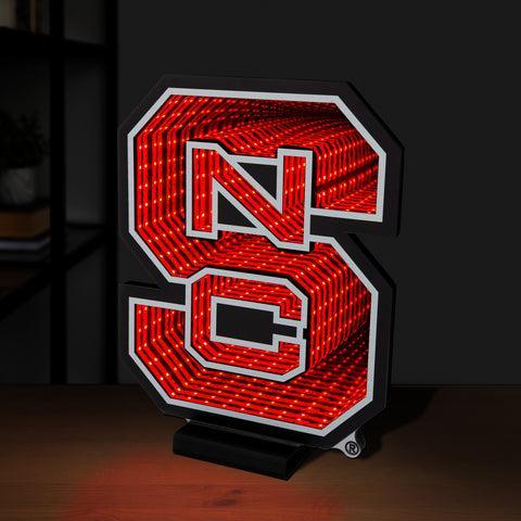 NC State Wolfpack LED Infinity Logo Light