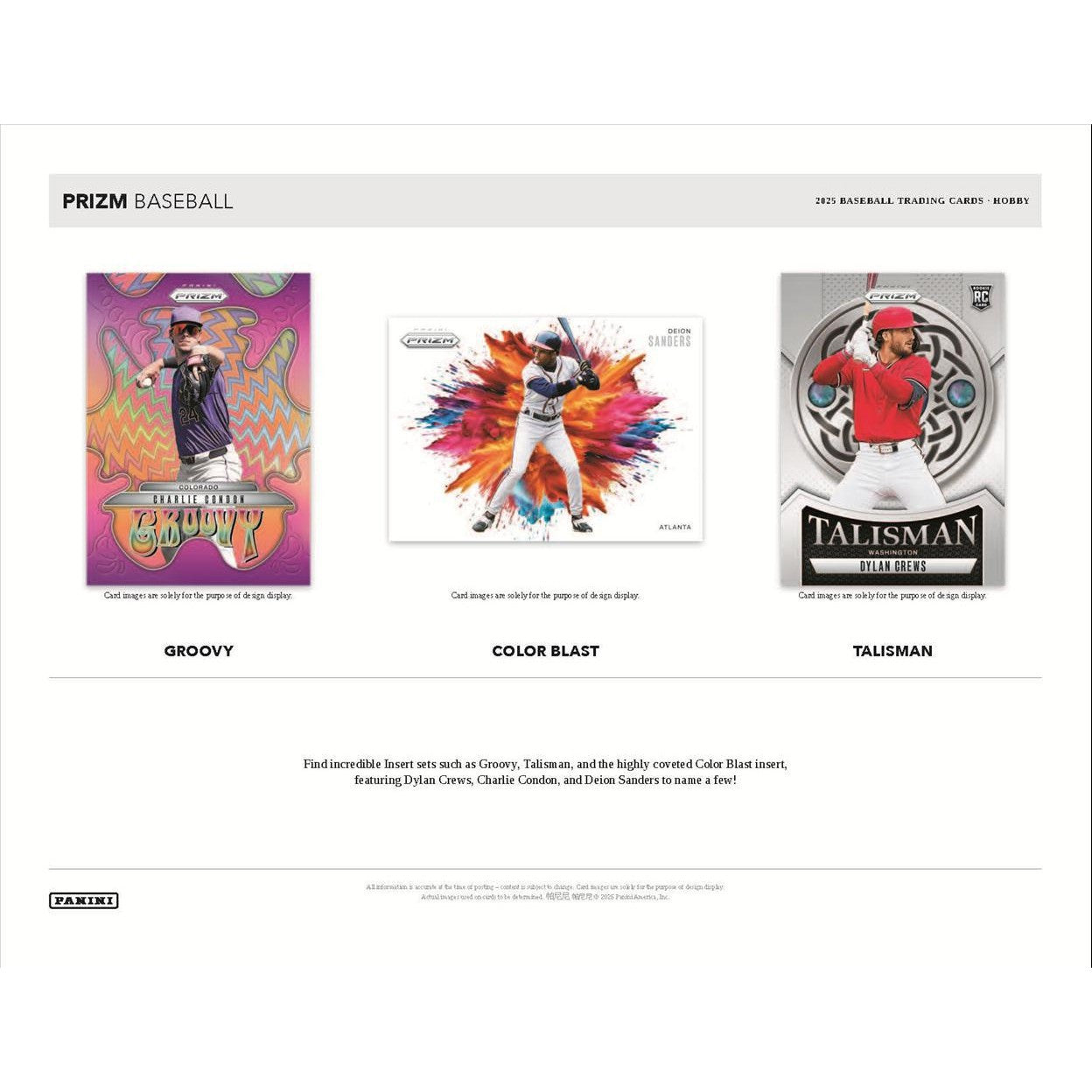 2025 Panini Prizm Baseball Hobby Pack