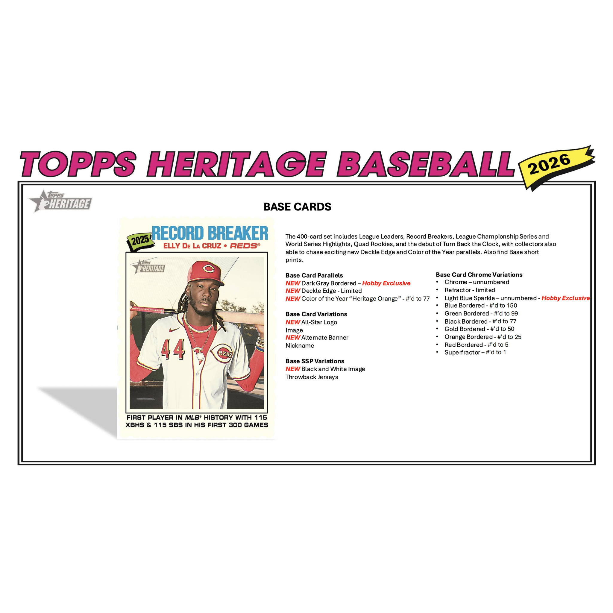 2026 Topps Heritage Baseball Hobby Box