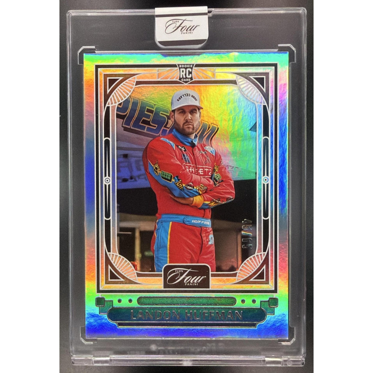 2026 Panini Four Racing Landon Huffman #45 45/65 Non-Graded