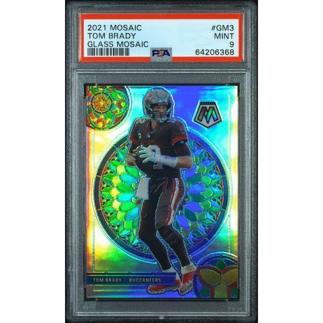 2021 Mosaic Tom Brady Glass Mosaic #GM3 PSA 9