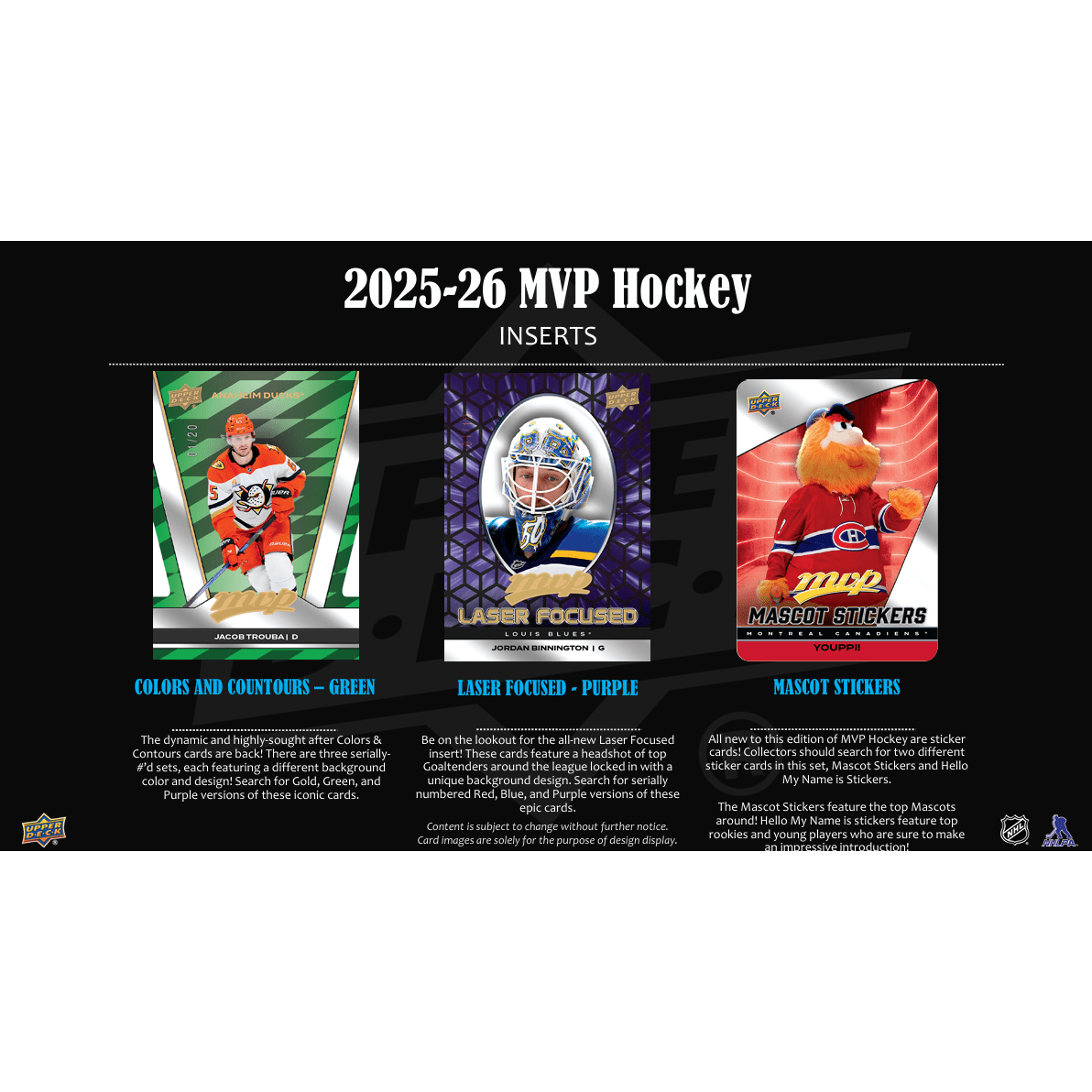 2025-26 Upper Deck MVP Hockey Hobby Box