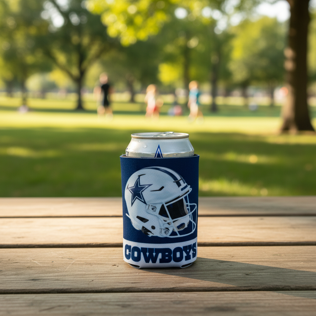 Dallas Cowboys Alternate Helmet Can Cooler – 12 oz