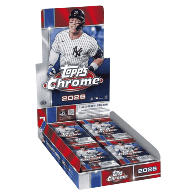 2026 Topps Chrome Baseball Hobby Box