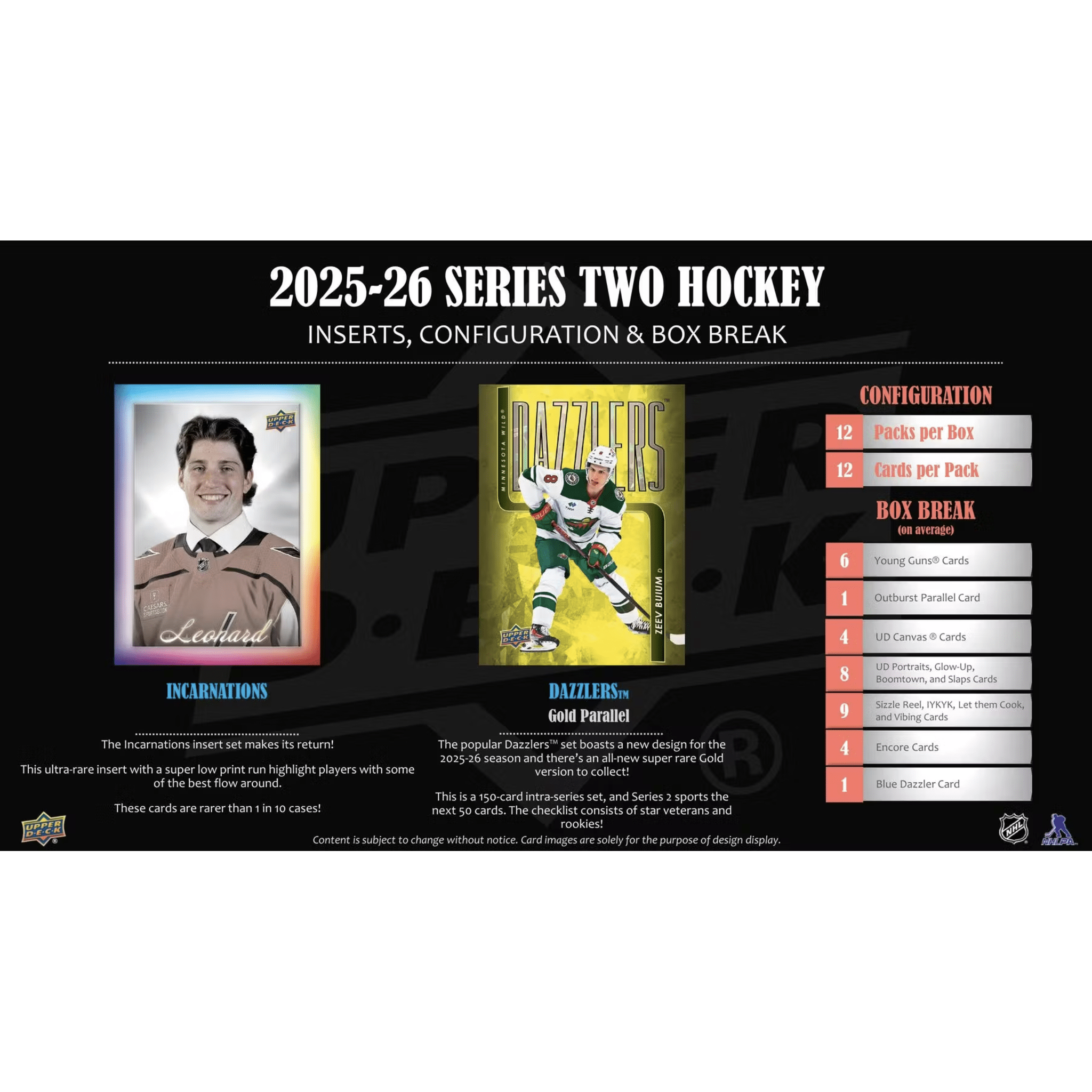 2025-26 Upper Deck Series 2 Hockey Hobby Box