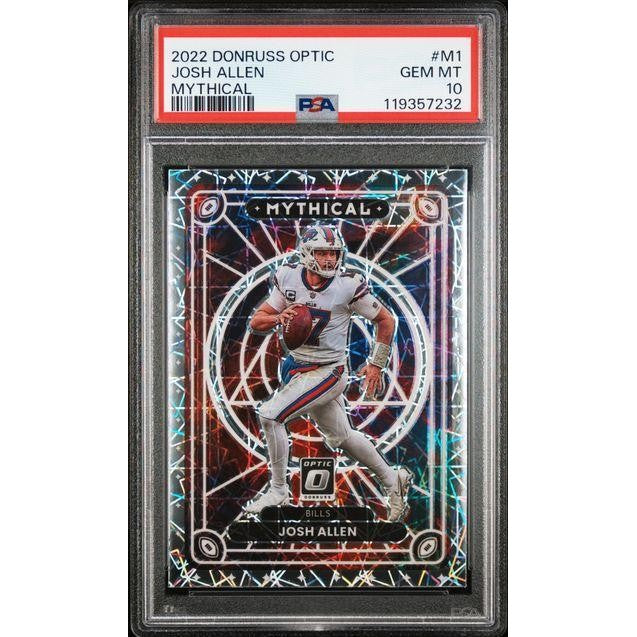 2022 Donruss Optic #M1 Josh Allen Mythical PSA 10