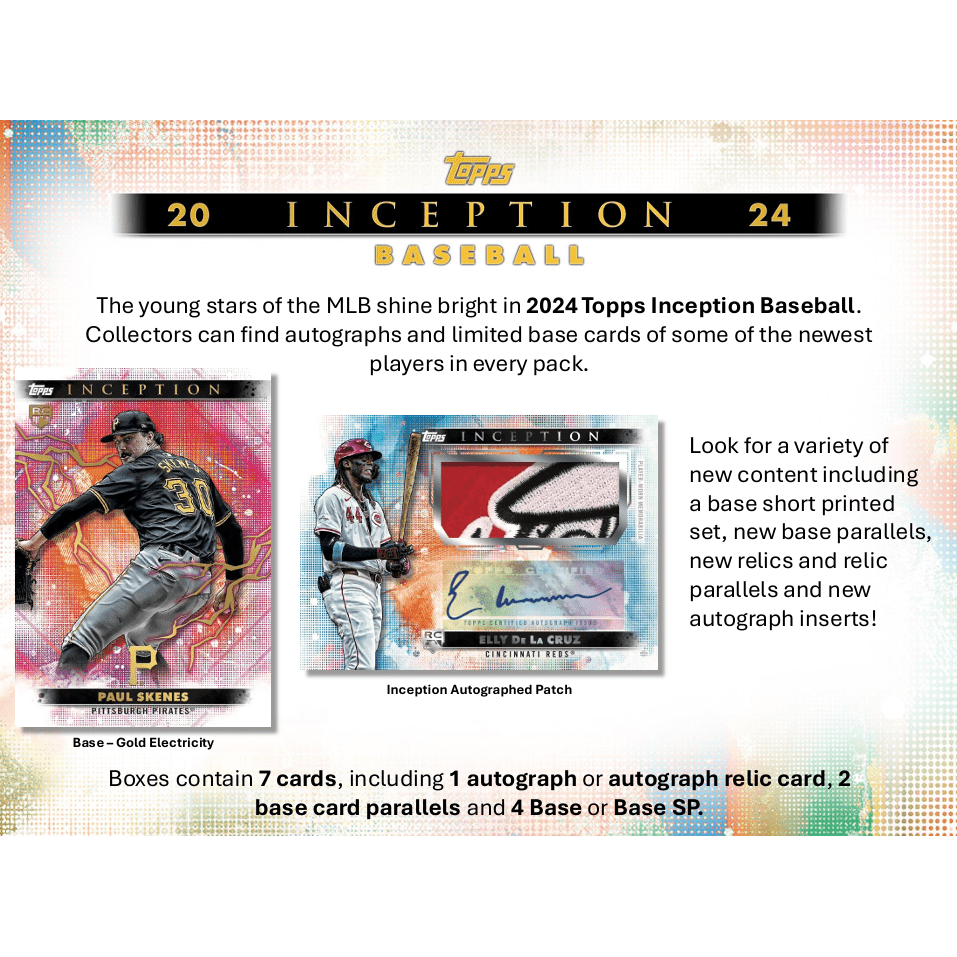2024 Topps Inception Baseball Hobby Box