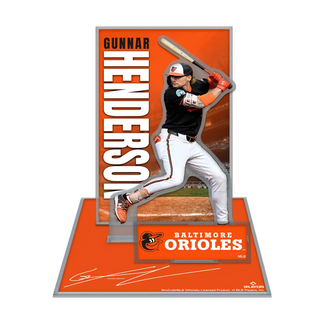 Gunnar Henderson Baltimore Orioles Acrylic Stand-Up Set – 3D Collectible Display