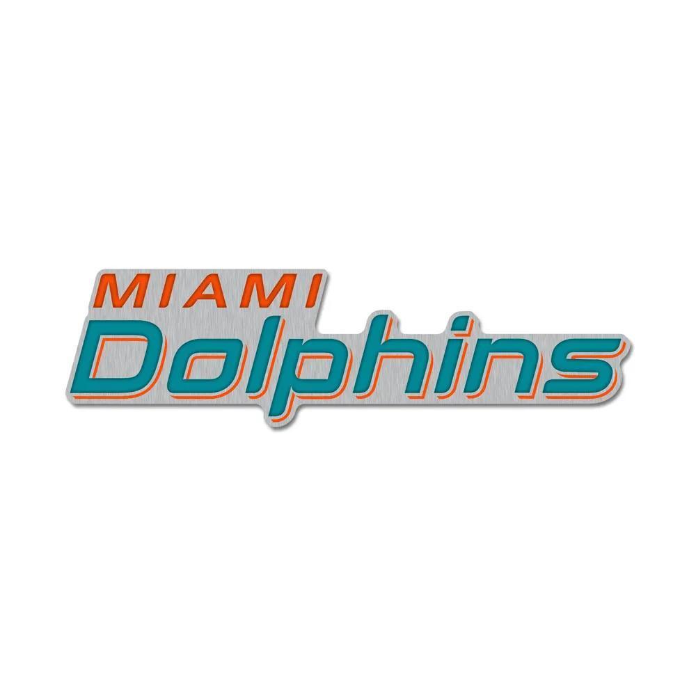 Miami Dolphins Wordmark Collector Enamel Pin