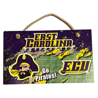 Wood Sign: East Carolina University
