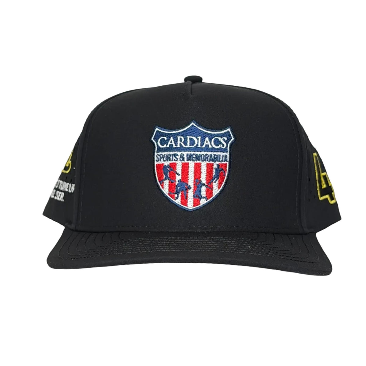 Sam Mayer #41 CARDIACS Chevrolet Camaro K-2 Racing Performance Snapback Hat - Black