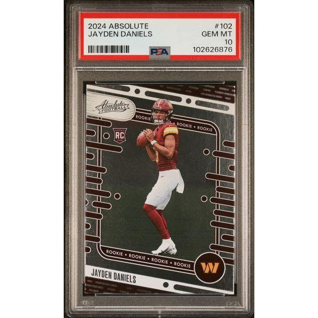 2024 Panini Absolute #102 Jayden Daniels PSA 10