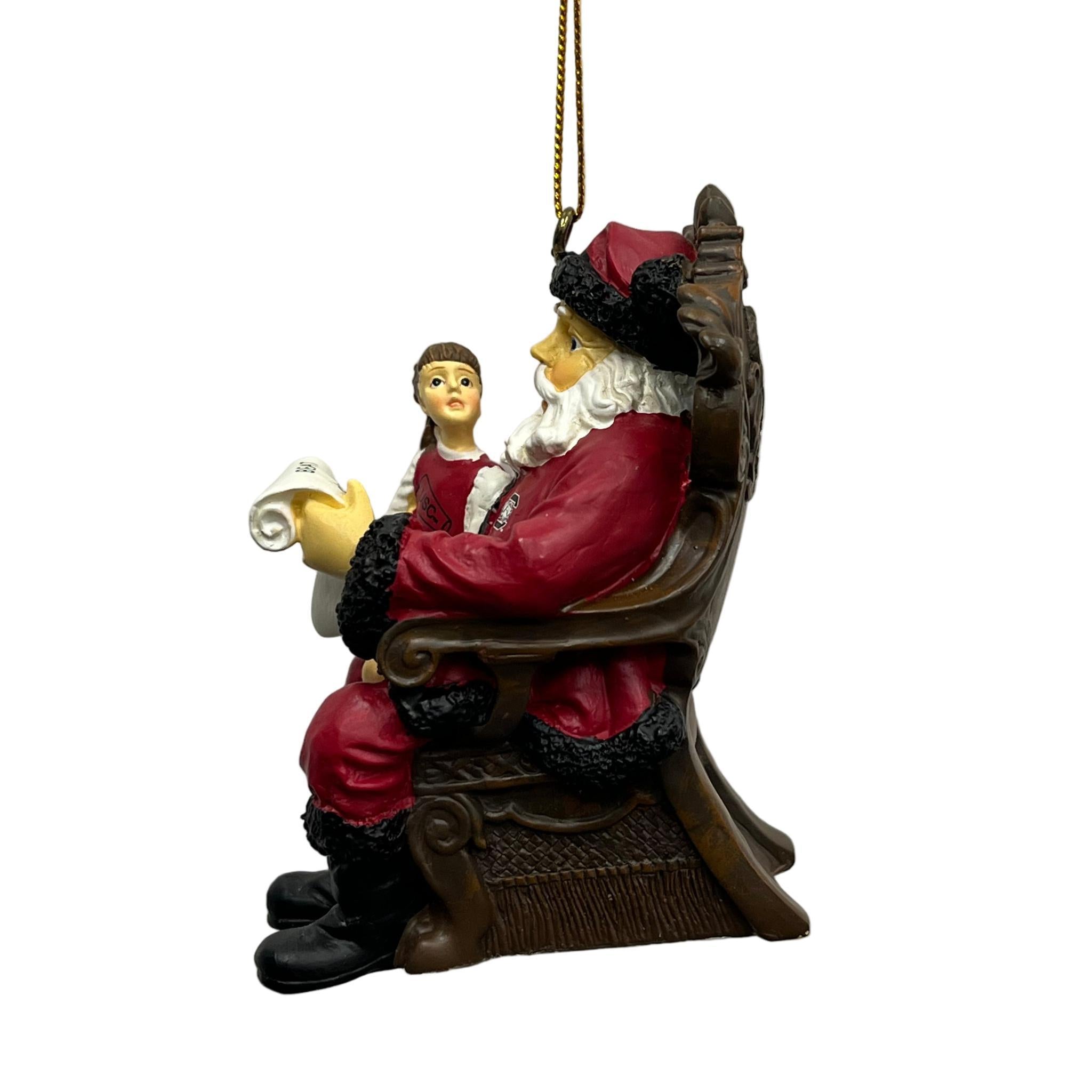 Ornament: South Carolina Gamecocks - Wishlist Santa