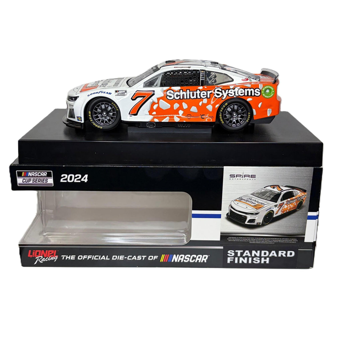 Die Cast: Corey Lajoie #7 Schulter Systems 2024 Camaro ZL1 1/72 Autographed Xfinity Series 1:24 Scale