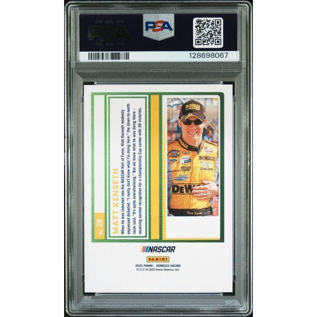 Matt Kenseth 2025 Donruss NASCAR Mojo #28 PSA 10 GEM MINT