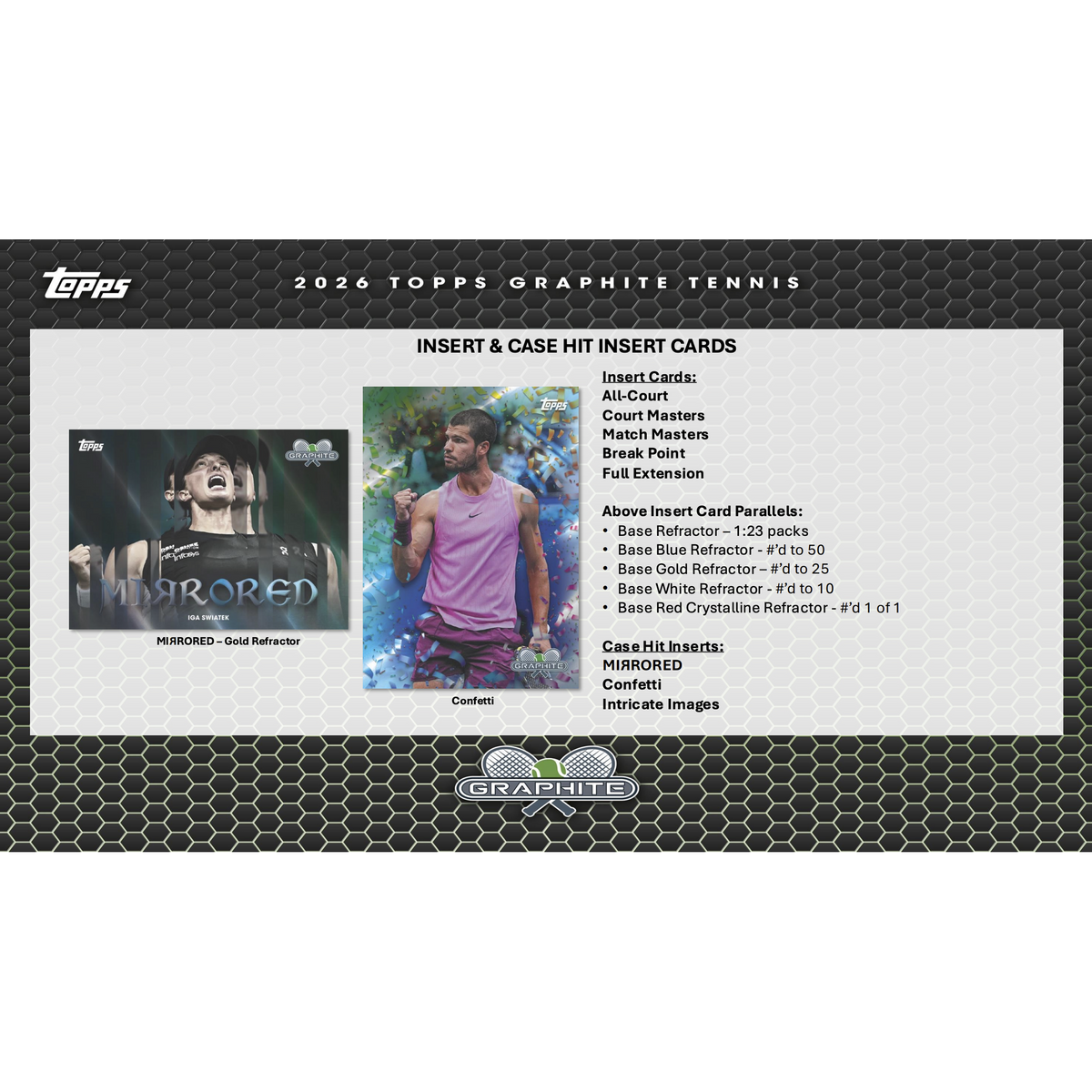2026 Topps Graphite Tennis Hobby Box