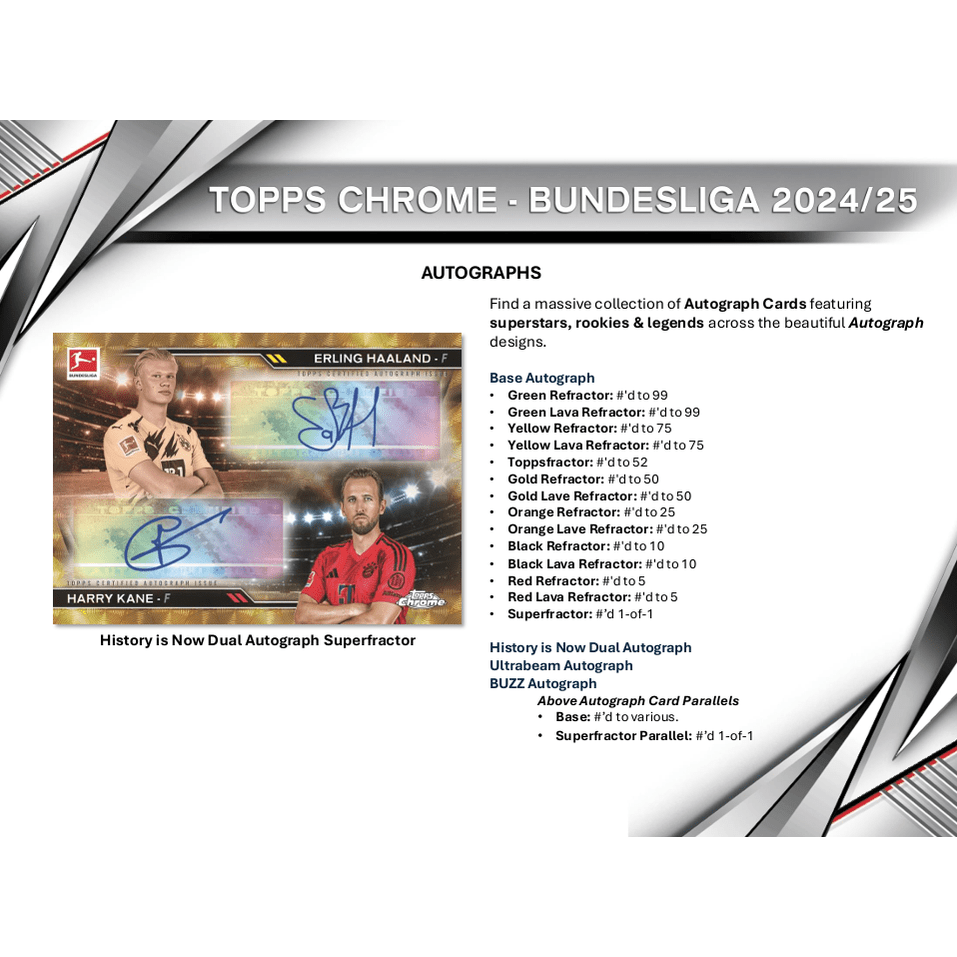 2024-25 Topps Chrome Bundesliga Soccer Hobby Box