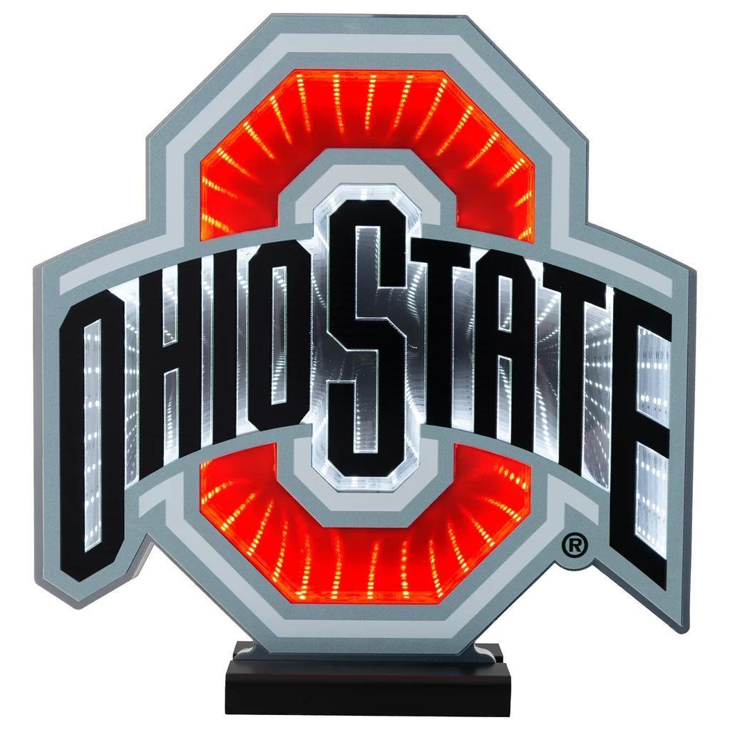 Ohio State Buckeyes Logo LED Infinity Logo Light