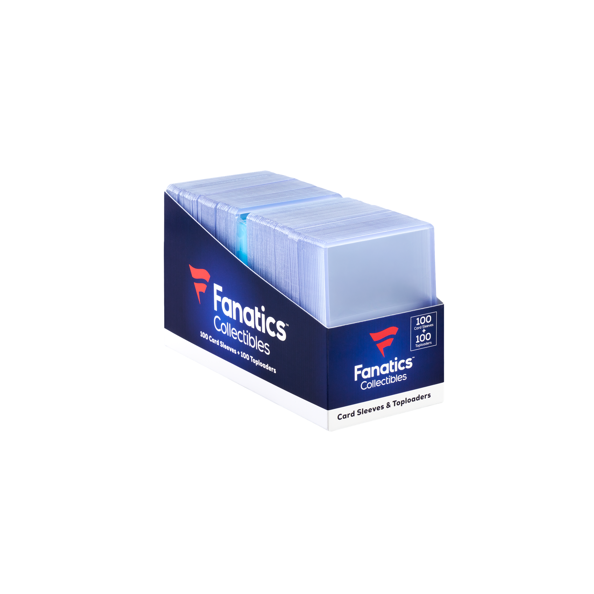Fanatics 20pt Top Loader & Standard Card Sleeves 100-Pack | Trading Card Protection