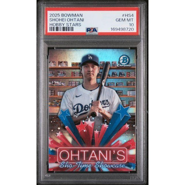 2025 Bowman #HS4 Shohei Ohtani Hobby Stars PSA 10