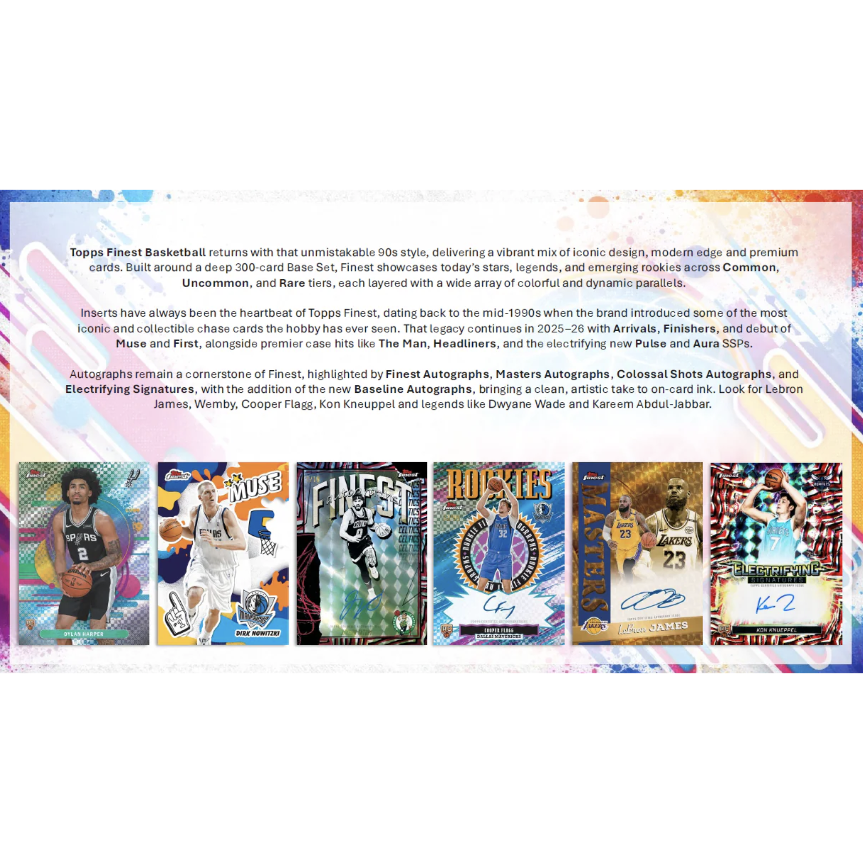 2025-26 Topps Finest Basketball Hobby Box