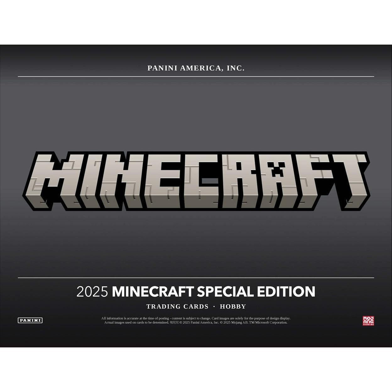2025 Panini Minecraft Special Edition Hobby Box