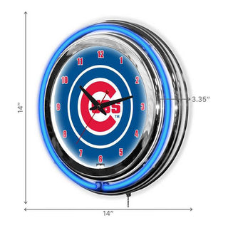 Clock: Chicago Cubs Neon – 15 Inches of Glorious, Glowing Team Pride