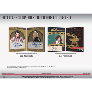 2024 Leaf History Book Pop Culture Chapter 1