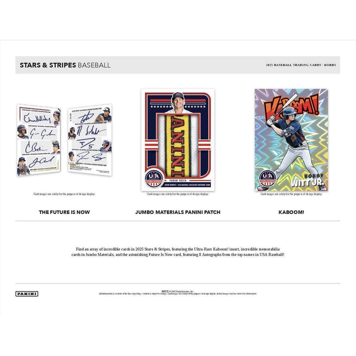 2025 Panini Stars & Stripes Baseball Hobby Box
